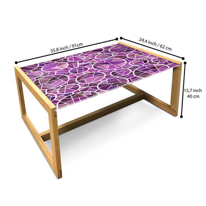 Jacquelinne Sled Coffee Table, 40cm H x 91cm W x 62cm D