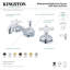 Robinet de salle de bain espacé Kingston-71842393