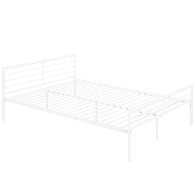 Lit superposé blanc métallique avec bureau et chambre polyvalente indispensable pour une vie confortable, Blanc