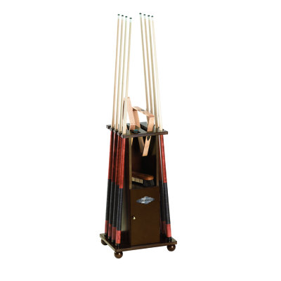 Heritage Floor Cue Rack Espresso