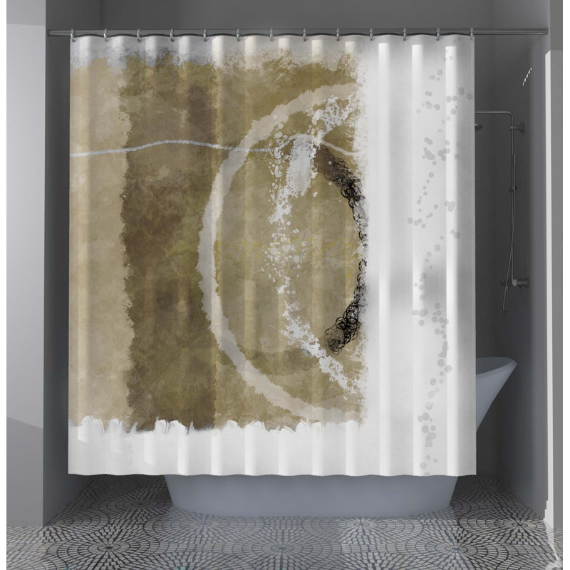 Abstract Shower Curtain