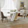 Hobart Modern Rectangular Sintered Stone Dining Table with Pedestal Base