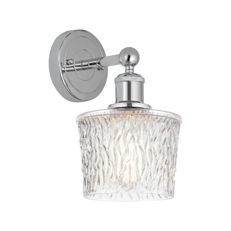 Feigin Armed Sconce, Polished Chrome