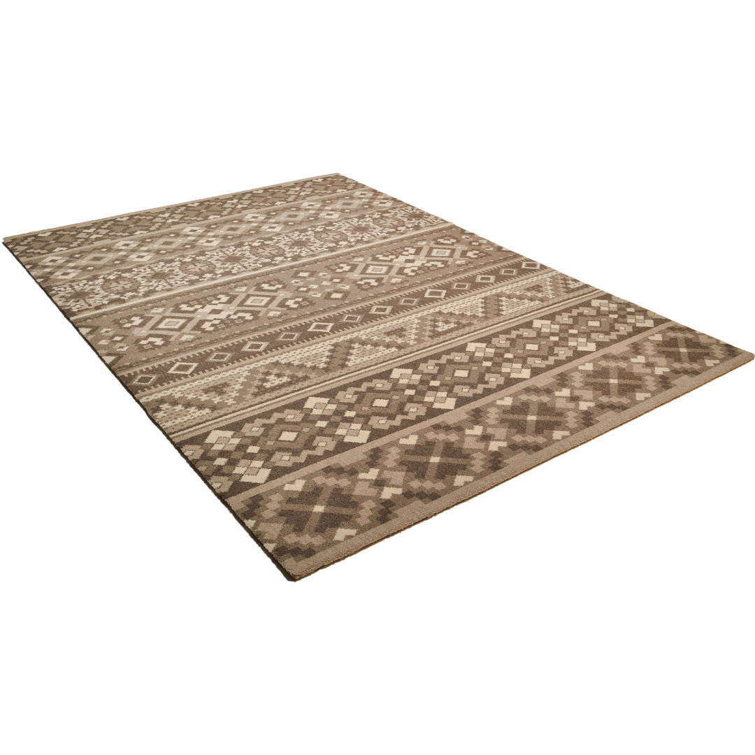 Flachgewebe-Teppich Pip in Beige