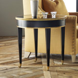 Tuxedo Glass End Table