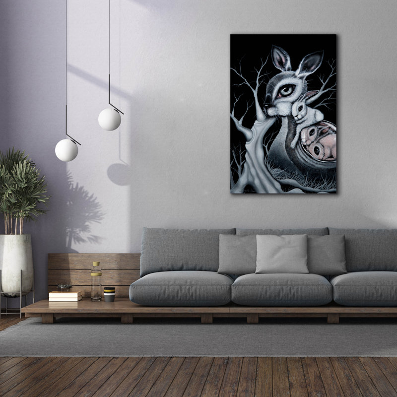 «Gracie Oaks», «The surrogate» par Angelina Wrona, art mural sur toile, H 60 po x l 40 po x P 1,5 po