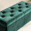 Banc rembourré vert-649148628