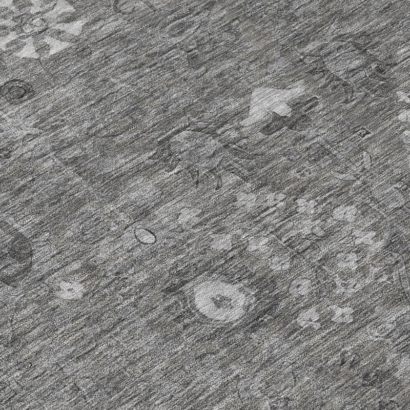 Tapis intérieur / extérieur lavable à la machine Derrick ACN2231 Global, Tapis de couloir 2 pi 3 po x 7 pi 6 po