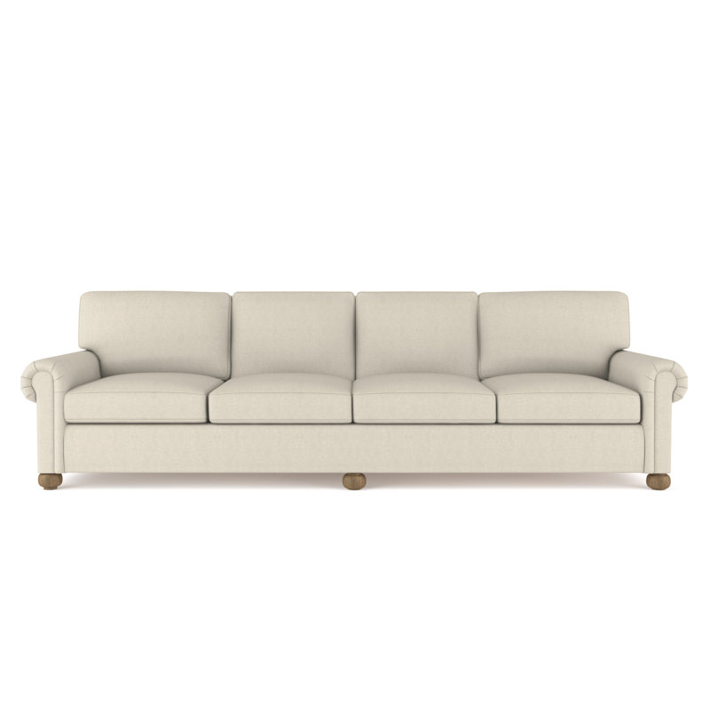 Leroy Sofa, 36" H x 120" W x 49" D, Pumice Velvet 