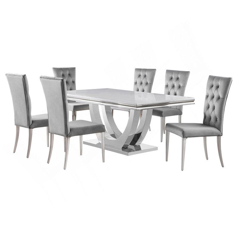 Ensemble de table de salle à manger 7 pièces Kerwin