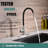 Single Handle Pull-Down Sprayer Kitchen Faucet with 360° Swivel Spout
