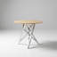 Table de salle à manger compacte avec pieds en métal-921240101-921240106