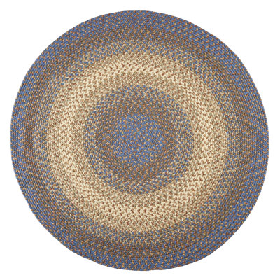 Tapis intérieur / extérieur en polypropylène tressé à la main Deserie