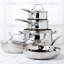 10 - Piece Stainless Steel Cookware Set