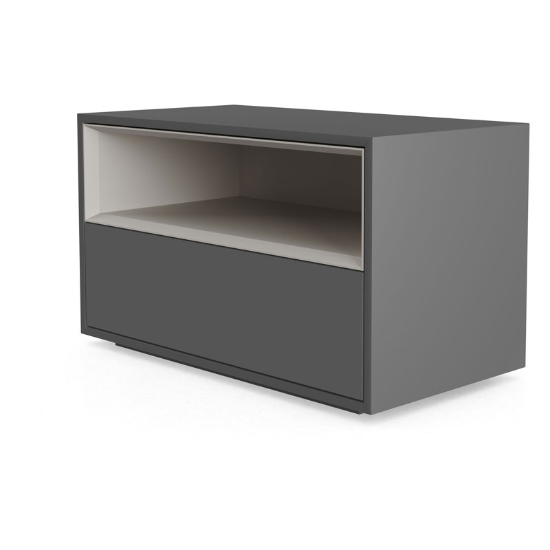 Madison 1 - Drawer Nightstand, Dark Gull Gray