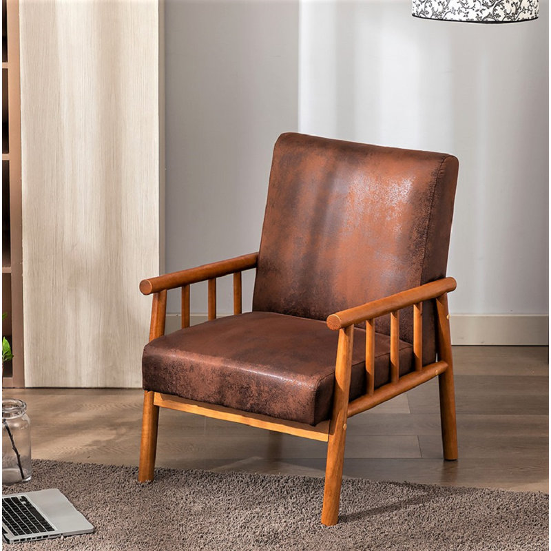 Goedeck Upholstered Armchair, Brown