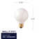 40 Watt G30 E26/Medium (Standard) Dimmable 2700K Incandescent Bulb