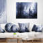Paysage effrayant dans des tons sépia - Coussin imprimé paysage-30728839-30728843