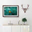 Clownfish and Sea Anemone in Abstract - Picture Frame Graphic Art Print-55684819-55684820