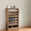 Porte-chaussures moderne, panneau de particules en bois, entrée compacte