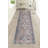 Custom Size Distressed Mahal Design Cotton Backing Rug Runner-1906487670