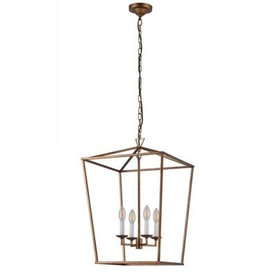 Hatto 8 - Light Dimmable Lantern Geometric Chandelier