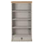 Halles 103 cm H x 52 cm W Solid Wood Standard Bookcase
