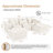 Boneless 92.4" Boneless Couch, Cloud Couch Sectional, Corduroy Sofa For Living Room, U Shaped Modular Sofa With Chaise, No Assembly-560193968-560193965