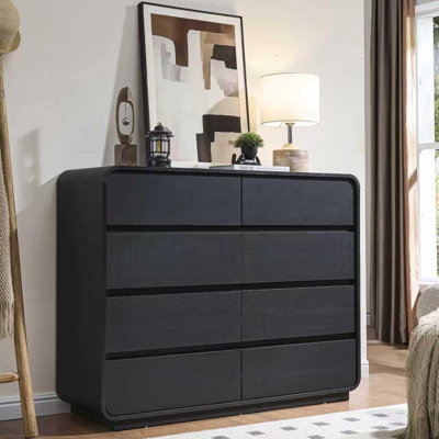Commode 8 tiroirs 47,2 po H 47,2 po, commode rustique, commode de rangement pour salon de chambre à coucher