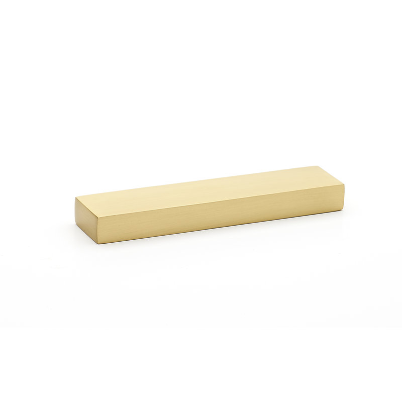 Tempo Bar / Handle Pull, Satin Brass, 4"
