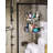 Over The Door Shower Caddy - 14 Hooks, Rust-Proof Stainless Steel, Space-Saving Bathroom Organizer