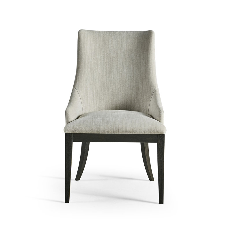 Aurora Upholstered Dining Chair, Ebonized Black