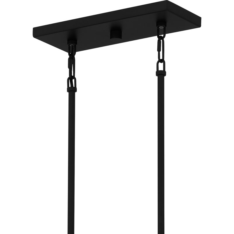 Myleigh 5-Light Matte Black Island Light