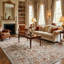 Tapis floral et botanique traditionnel Calam-2096888858