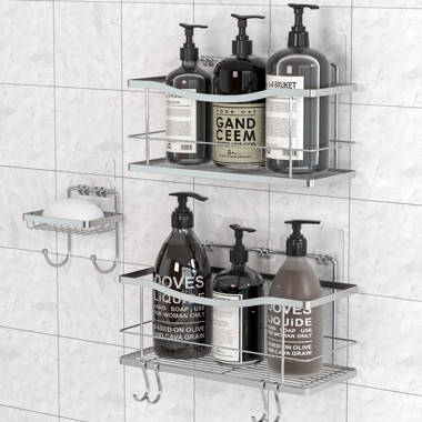 WS Bath Collections Rosa Drill / Screw Stainless Steel Shower Shelf &  Reviews