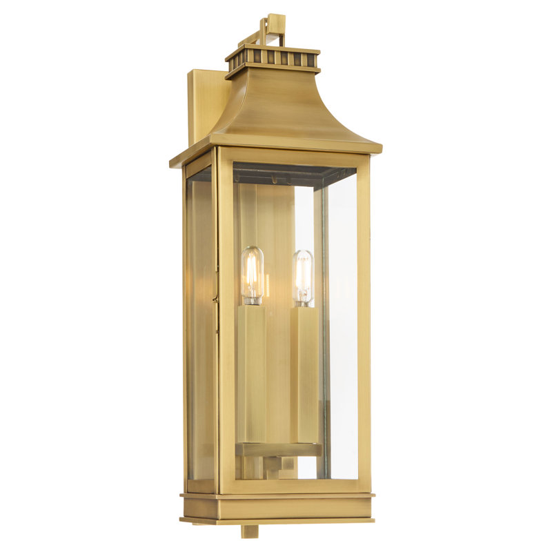 Salem Solid Brass Flush Mounted Sconce