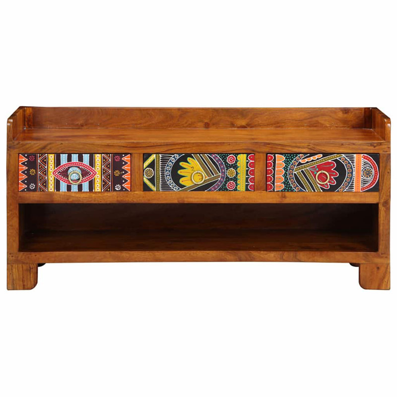 3 Pair Solid Wood Shoe Storage Cabinet