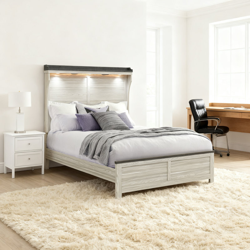 Modern Brown Full Bed