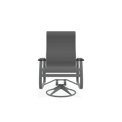 Chaise berçante pivotante en aluminium Belle Isle