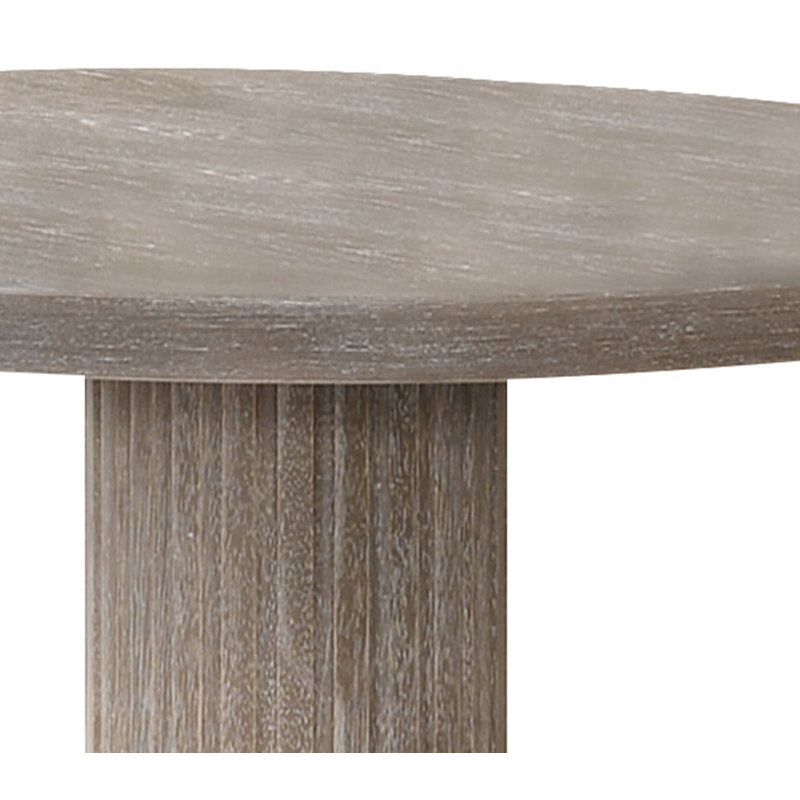 Table de salle à manger, gris récupéré