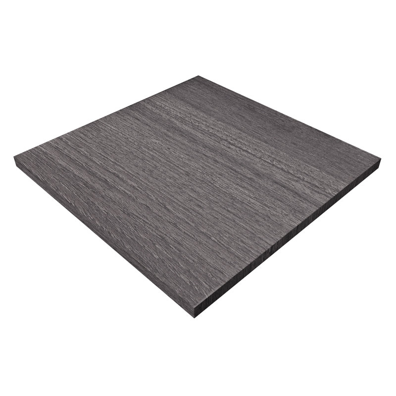Plateau de table carré en stratifié Core Collection, Stormy Gray, 36" L x 36" W