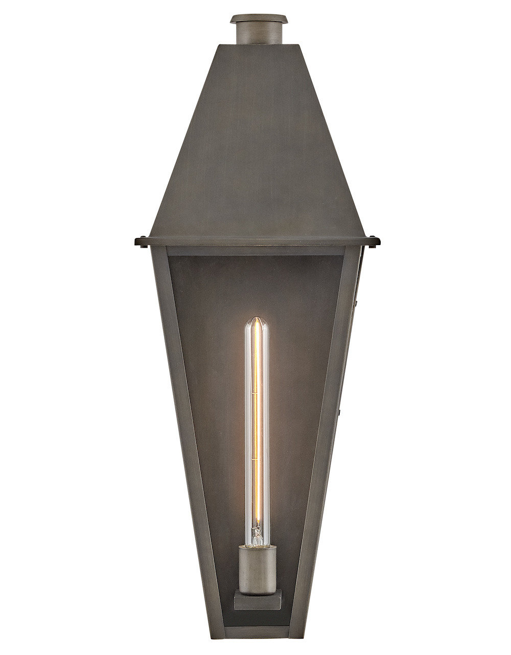 Endsley Single Light Outdoor Aluminum Wall Mount Lantern, 26" H x 10" W x 8" D