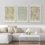 «Classical Artwork», œuvre d'art du musée William Morris, photos murales botaniques florales classiques, impression sur toile, 3 pièces-90975263-90975264-119385124