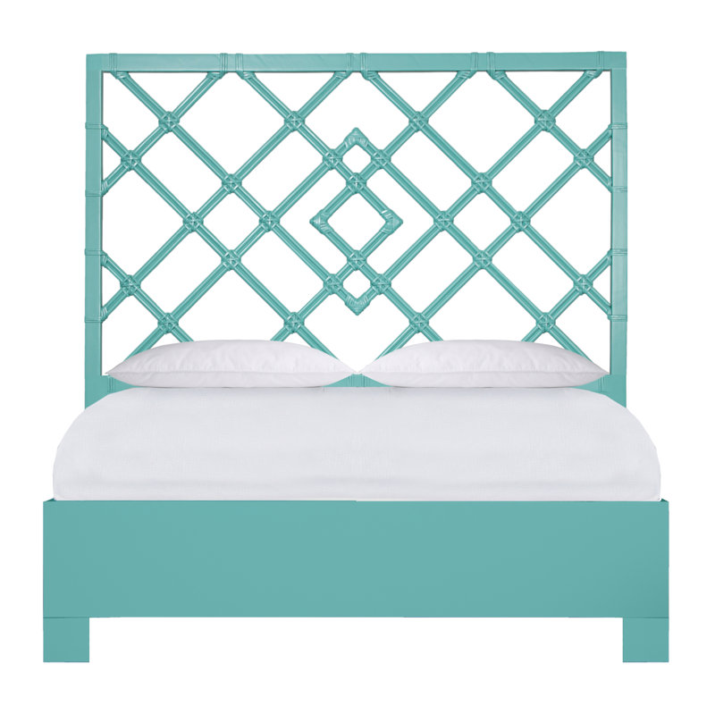 Darien Bed, Queen, Turquoise