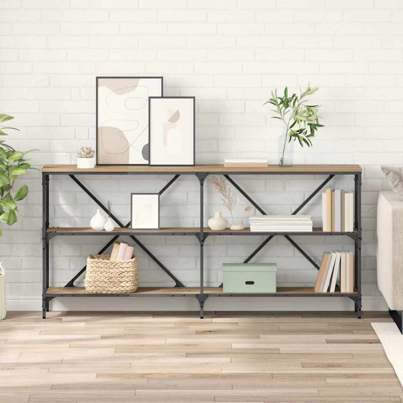 Console Table, 75cm H x 160cm W x 30cm D, Artisan Oak