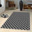 Luxurious 3D Printed Woven Carpet, 55.1 x 86.6 inches | 100% Polyester, Antibacterial, Machine Washable | Non-Slip PVC Felt Dot Underside, 0.3 in Pile Height | Perfect for Living Room, Bedroom & Home Decor-1275675669