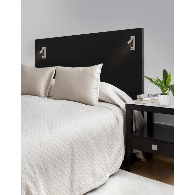 1-Light LED Plug-In Task/Reading Headboard Lamp