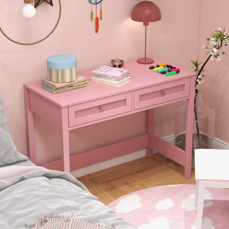 Petit bureau d'écriture 40 pouces, Rose