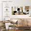 Avery beige moderne abstrait triptyque-106817595