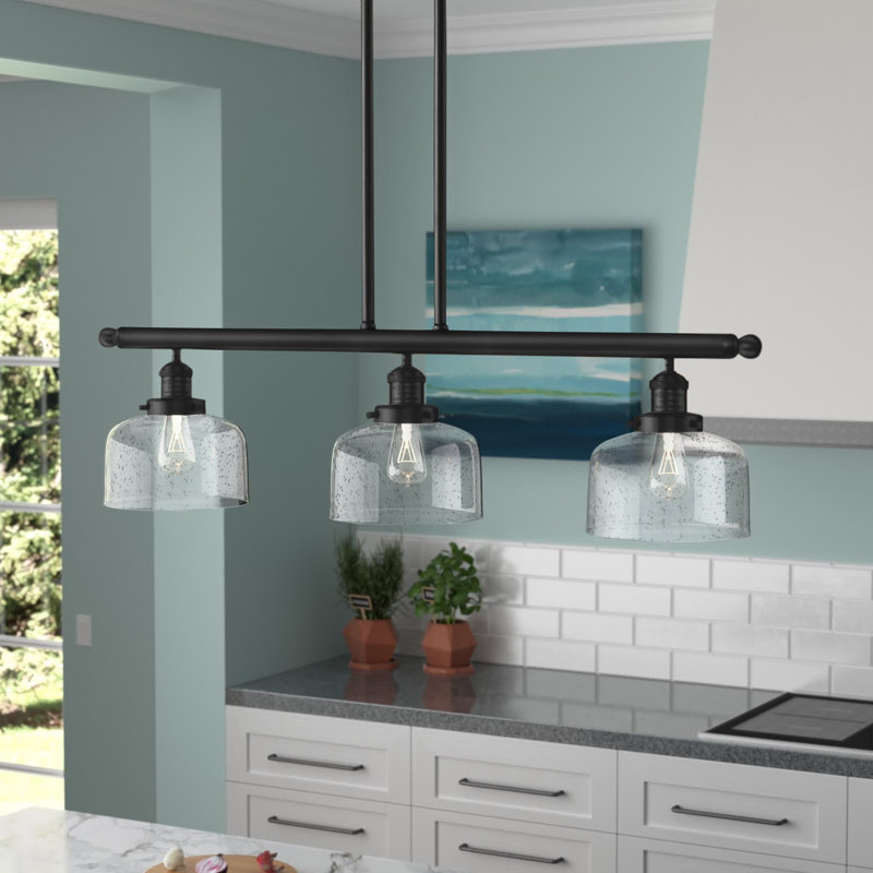 Bell - Luminaire de meuble-lavabo 19 po 2 lumières, Grainé, Bronze frotté à l'huile